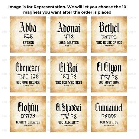 Names of God Fridge Magnets Combo Pack