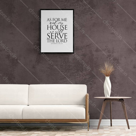 As For Me And My House - Joshua 24:15