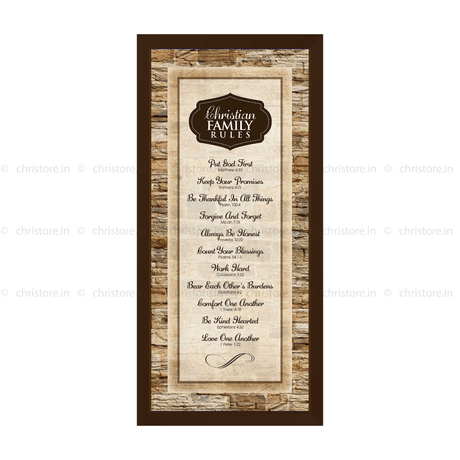 Christian Family Rules - Christian Quote