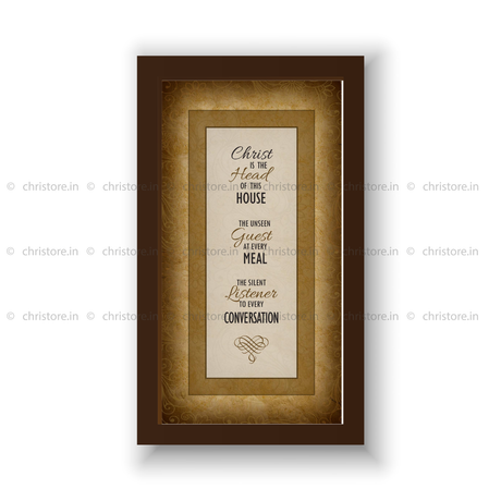 Christ Is The Head Of This House - Christian Quote