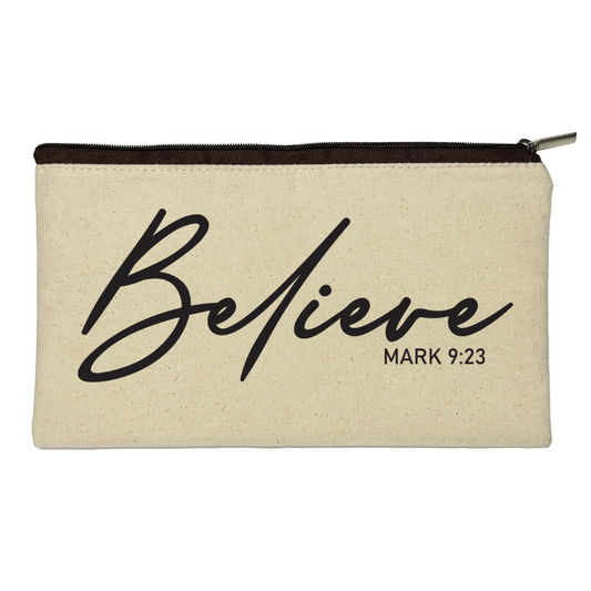 Believe - Mark 9:23 - Pouch