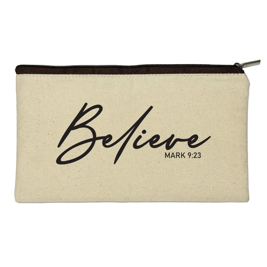 Believe - Mark 9:23 - Pouch