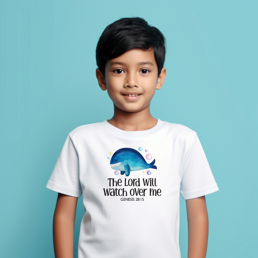 "The Lord Will Watch Over Me" Kids' T-Shirt - Genesis 28:15