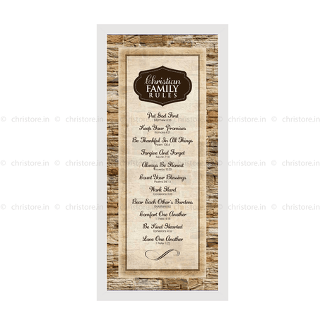 Christian Family Rules - Christian Quote