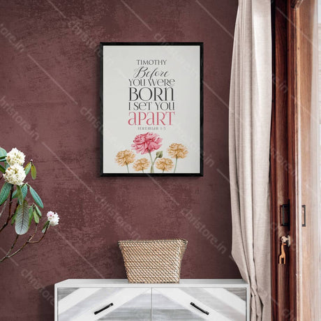 Before You Were Born - Jeremiah 1:5 - Personalized