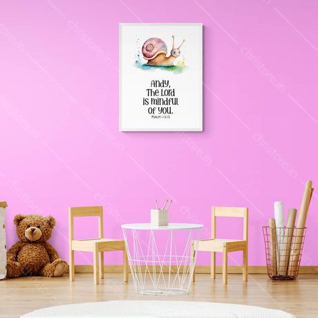 Kids: The LORD has been Mindful of Us - Psalm 115:12 - Personalized