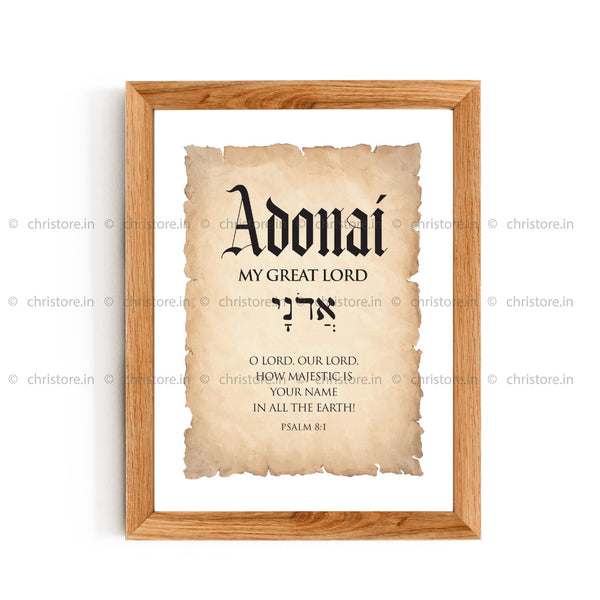 Adonai: Lord, Master