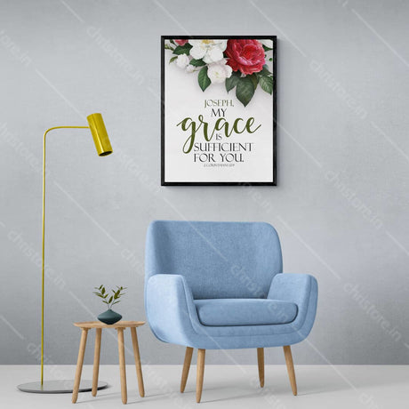 My Grace Is Sufficient For You - 2 Corinthians 12:9 - Personalized