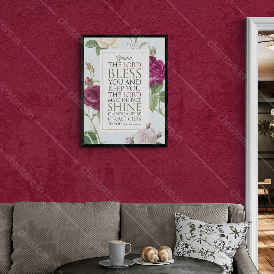 The Lord Bless Thee And Keep Thee - Numbers 6:24 - Personalized
