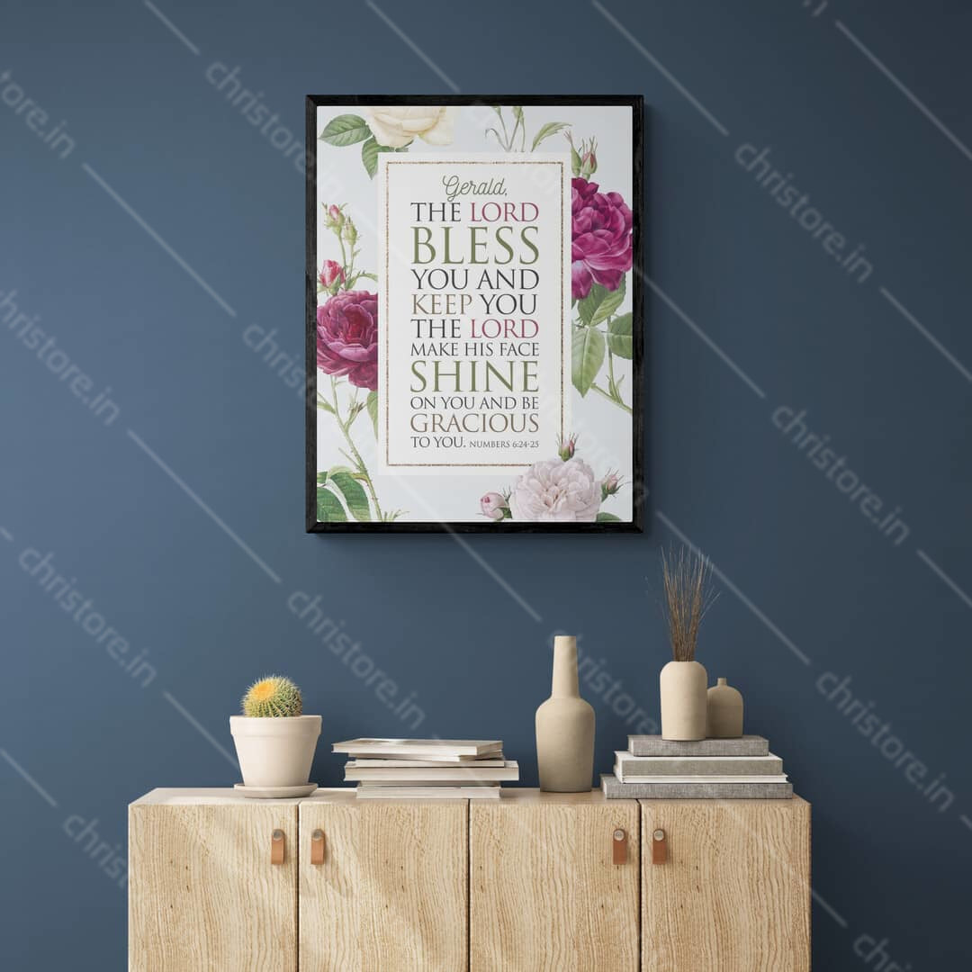 The Lord Bless Thee And Keep Thee - Numbers 6:24 - Personalized
