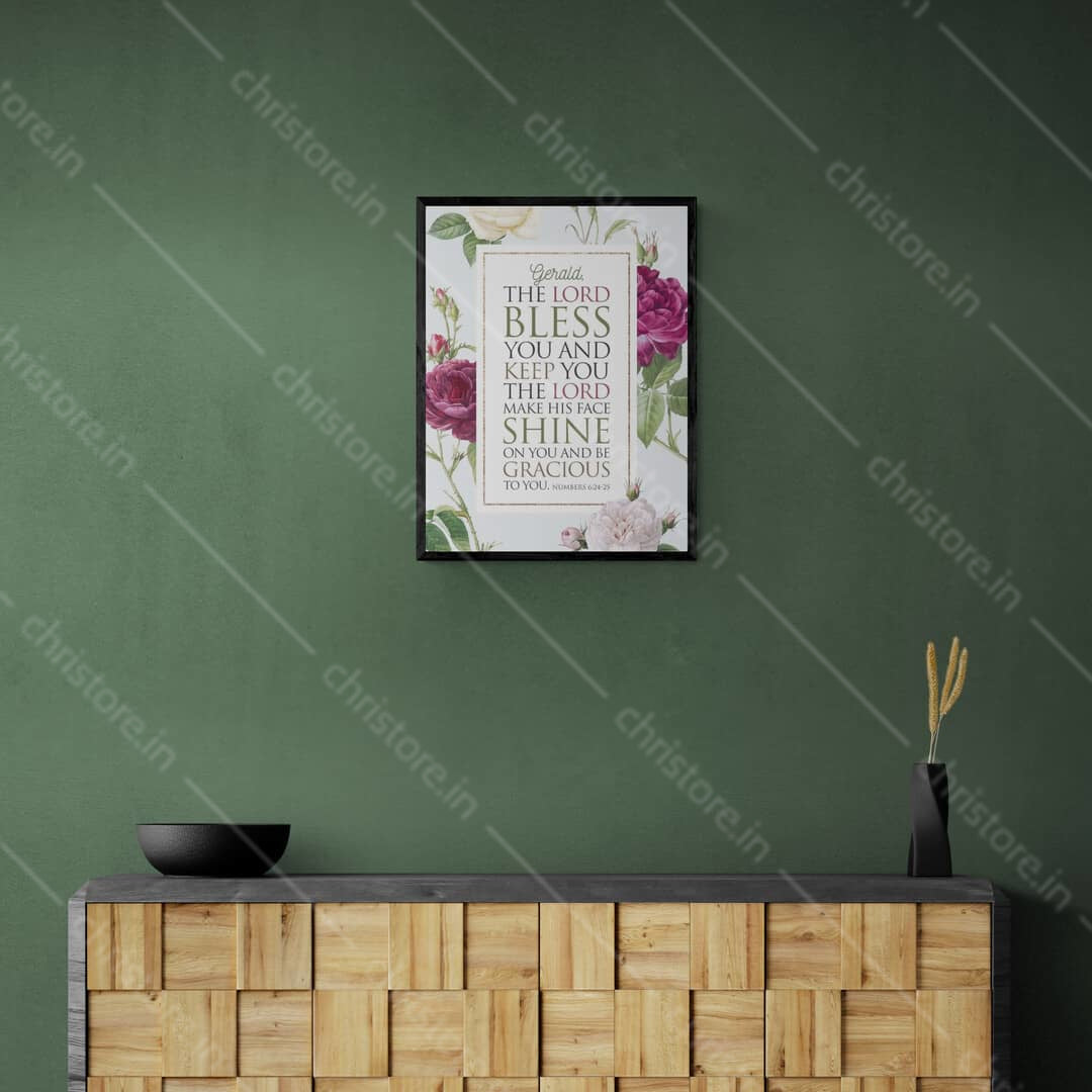 The Lord Bless Thee And Keep Thee - Numbers 6:24 - Personalized