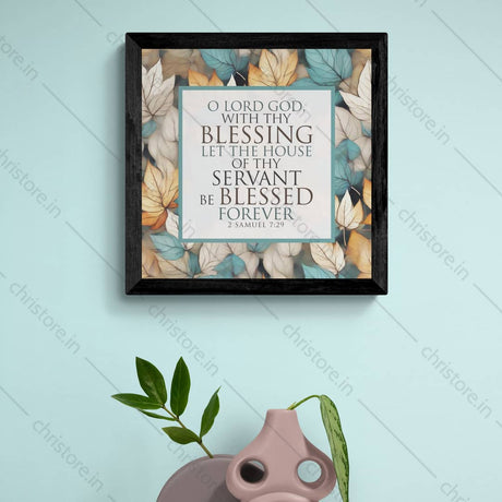 O Lord God With Your Blessing - 2 Samuel 7:29