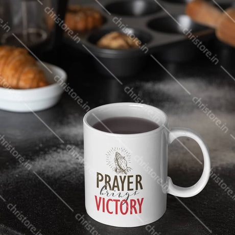 Prayer Bring Victory - Christian Quote