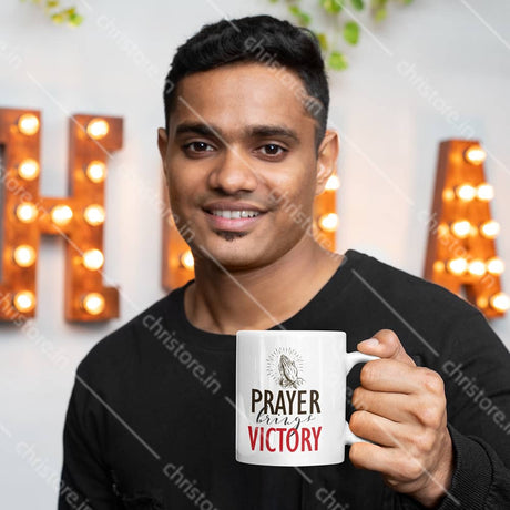 Prayer Bring Victory - Christian Quote