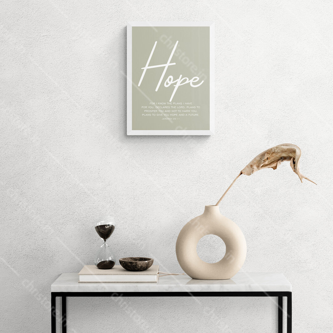 Faith Hope Love Color Series: Hope - 1 Corinthians 13:13